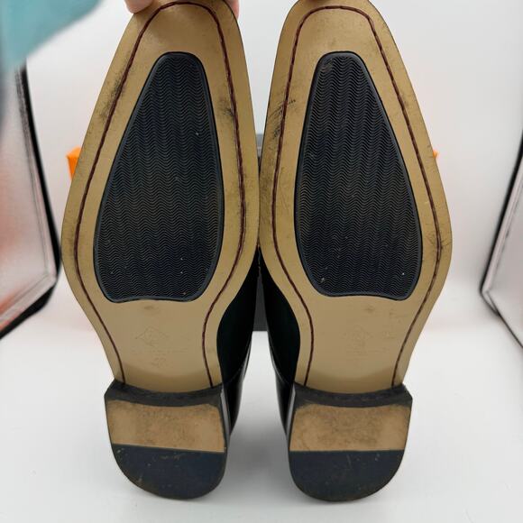 La Milano Evant Black Cap Toe Oxford Dress Shoes Men’s 12 Leather Formal - Picture 9 of 10